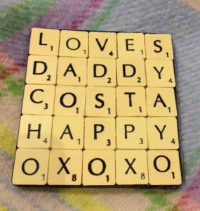 Scrabble Coaster