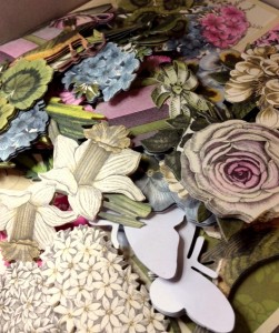 decoupage flowers