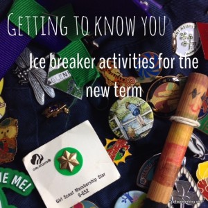 Getting to know you icebreaker activities for Guides