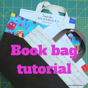 book bag tutorial title page