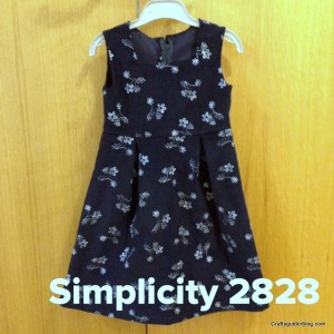 simplicity 2828 title dress