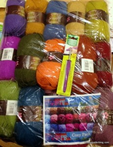 Wool stash knitting and stitching show