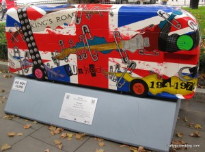 punk'ed bus sculpture