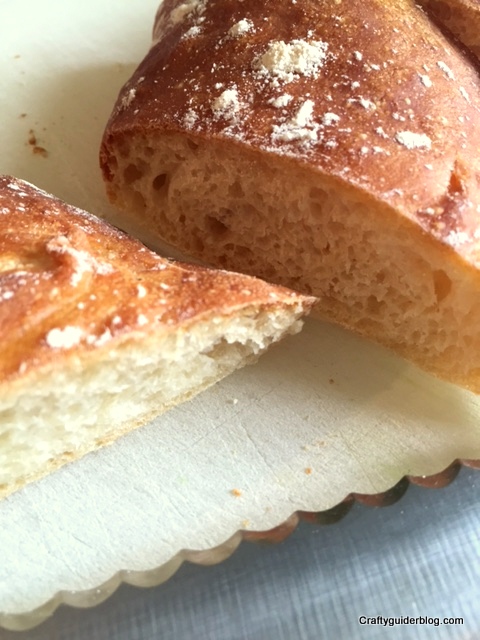 Great British Bake Off Baguette bread sliced